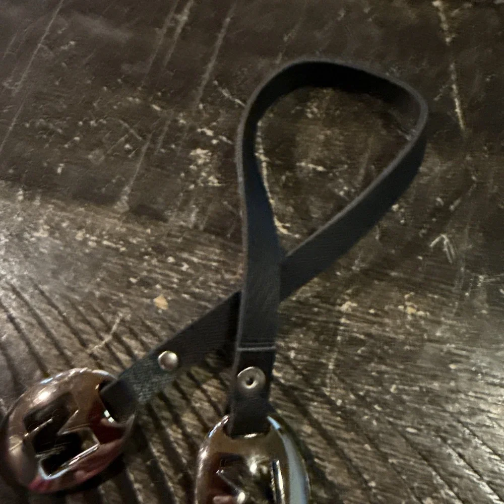 Michael Kors Key Chain Black Leather 5